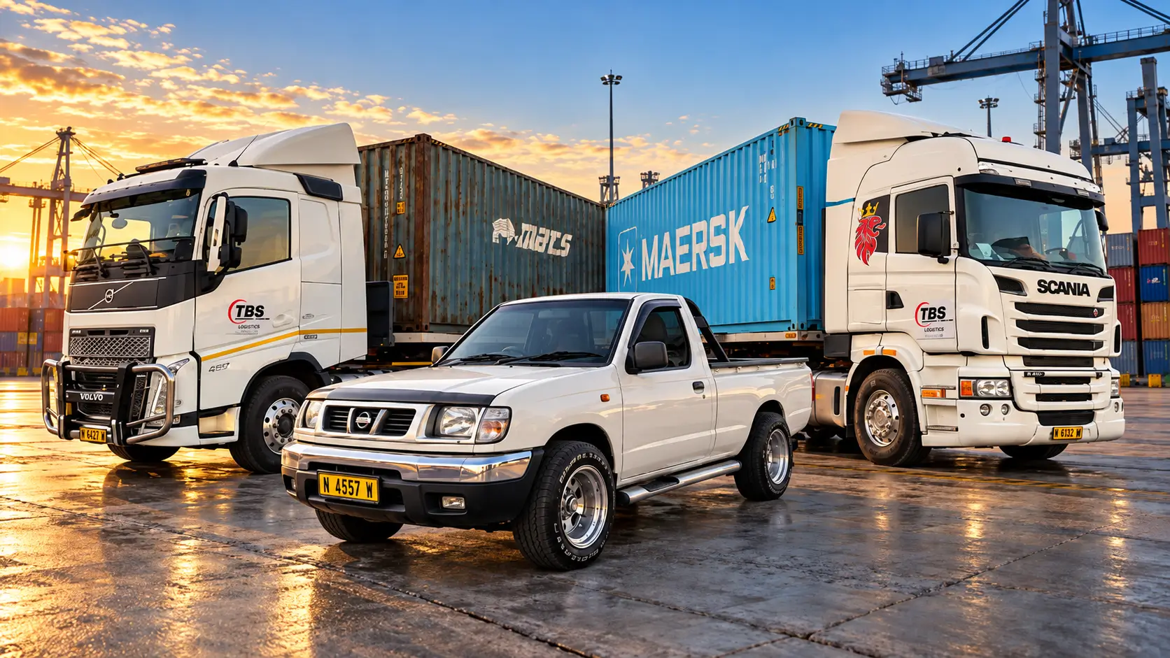 TBS Transport Hapag Lloyd Container Walvis Bay